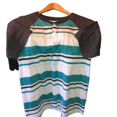 Camiseta Henley Urban Pipeline XL a Rayas Mezcla Algodón/Poliéster para Hombres Foto 1 de 3