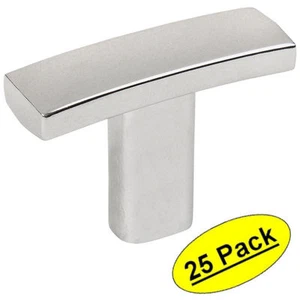 *25 Pack* Cosmas Cabinet Hardware Polished Chrome Arch T Knob #2363CH - Picture 1 of 1