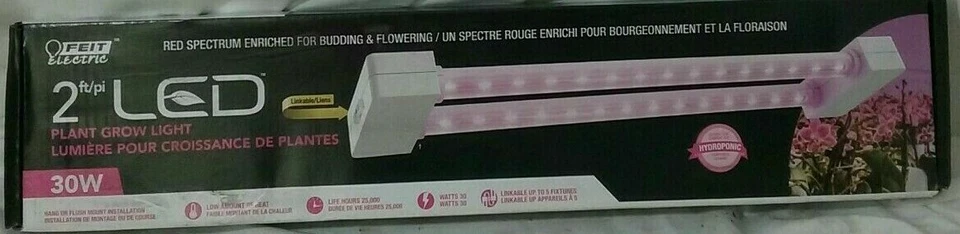 Feit Electric 2ft LED Grow Light Never