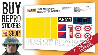 Pegatinas de helicóptero Action Man Foto 1 de 4