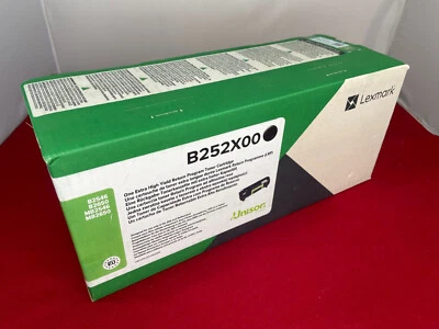 New Genuine Boxed Lexmark B252X00 Black Laser Printer Toner (10000 pages) - Image 1 of 2