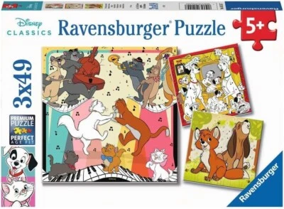 Ravensburger 5155 Children's Puzzle, Animal Fun, 3x49 Pieces Jigsaw Puzzle - Image 1 of 4