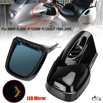 Juego ESPEJOS izquierda derecha con intermitente LED para BMW K1200 K1200LT K1200M 99-08 01 Foto 1 de 4