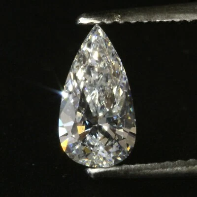 Natural 1.08ct pear fancy cut loose diamond GIA Certified SI1 D Earth Mined - Image 1 of 4