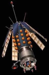Koltso Yuzhnoye Satélite Horno de Caoba Modelo de Madera Seca Grande Nuevo - Imagen 1 de 1