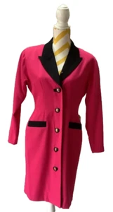 Kasper for ASL Dress Women’s Size 6P vintage, jacket dress, buttons, Lin - Picture 1 of 20