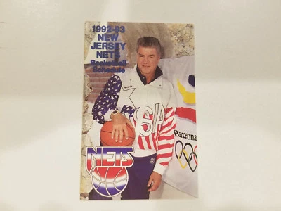 New Jersey Nets 1992/93 NBA Basketball Pocket Schedule - White Castle - Image 1 of 2