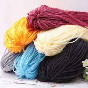 200m 3mm Nylon Cord Yarn Thread DIY Hand Cushion Hat Crochet Hollow Line 06US - Picture 1 of 36