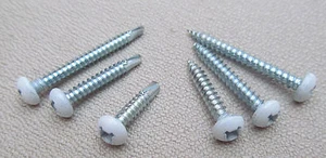 WHITE Variety Pack RV Fix It #8 Pan Head Screw Quad Drive Twinfast Self Tapping - Picture 1 of 2