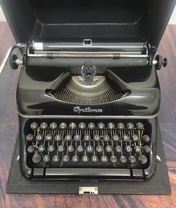 alte Schreibmaschine Optima DDR Büro Empfang Vintage Retro Deko  - Bild 1 von 11