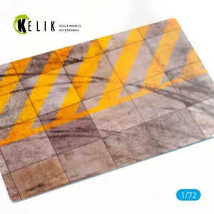 Base ligera de pista de aviación de motor acrílico 3 mm 280x180 mm KeliK KS72012 escala 1:72 - Imagen 1 de 4