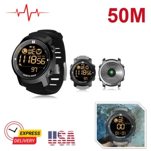 Men Outdoor Sport Tactical Smart Watch Altimeter Barometer Compass WristWatch - Picture 1 of 16