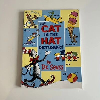 The Cat in the Hat Dictionary Paperback Book Dr. Seuss 2002 Great Condition Kids - Image 1 of 3