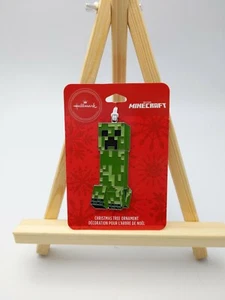 Hallmark 2020 Minecraft Creeper Metall Weihnachtsschmuck Taschenanhänger Mojang Neu - Bild 1 von 2