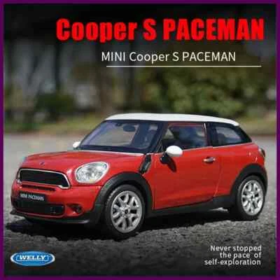WELLY 1:24 BMW Mini Cooper S Paceman Car Model Diecast Vehicles Car Collection - Image 1 of 4