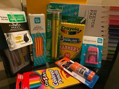 Pacote de material essencial para artistas de volta às aulas com almofada e bolsa de esboços - Imagem 1 de 4