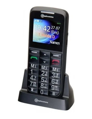 Amplicomms M 6500 M6500 Großtasten Handy Mobiltelefon mit SOS Taste ++  - Bild 1 von 1