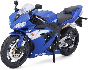 Maisto - Modelo Moto - Yamaha YZF-R1 (Azul, Escala 1:12) Miniatura Modelo - Imagen 1 de 4