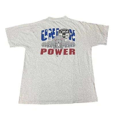 Vintage 90s Communications Workers of America Shirt Mens XL Union Power CWA UFCW - Image 1 of 4