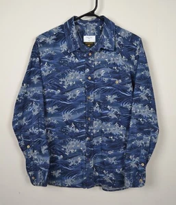 Percival 3 Size Limited Edition London Made Japanese Fabric Wave Shirt - Bild 1 von 9
