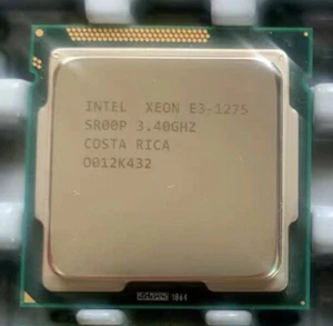 Intel Xeon E3-1275 SR00P 4 Core Clock 3.4-3.8 GHz slot LGA1155 95W CPU - Picture 1 of 1