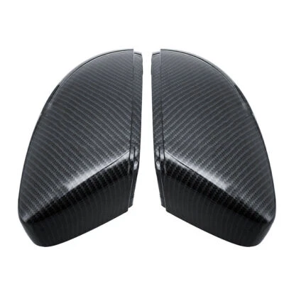 Pair Carbon Fiber Mirror Cover Cap for VW Passat CC Scirocco Beetle Jetta - Image 1 of 4