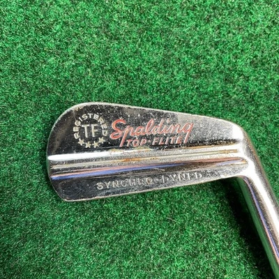 Spalding Top-Flite Synchro-Dyned 2-iron TT Rocket A-flex steel leather grip RH - Image 1 of 4