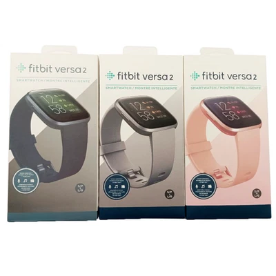 NEW Fitbit Versa 2 Health & Fitness Authentic Activity Tracker Smartwatch - S+L - Image 1 of 4