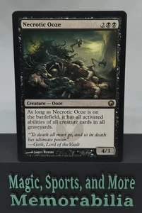 MTG Necrotic Ooze Scars of Mirrodin Regular Rare Magic The Gathering LP - Picture 1 of 2