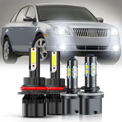 For Mercury Sable 2000-2005 LED Headlight High Low Beam Fog Light Combo Kit - Image 1 of 4