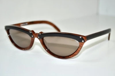 Gafas de sol de colección Daniel Hechter BAA-439 negras marrones elegantes gatito ojo de gato para mujer Foto 1 de 4