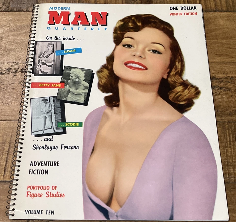 Vintage Playboy Type Magazine MODERN MAN Quarterly #10 Madeline Castle, 1957 Foto 1 de 4