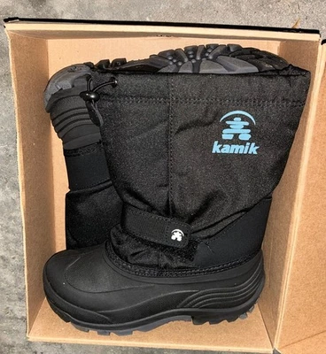KAMIK Rocket Negro Aislado Nieve Invierno Botas Impermeables Niños Talla 5 Nuevo En Caja Foto 1 de 4