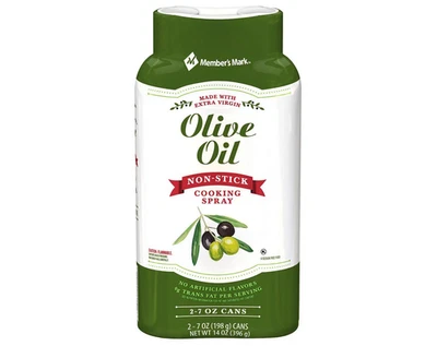 Spray para cocinar aceite de oliva Member's Mark, 7 oz., 2 paquetes Foto 1 de 4