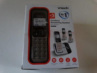 Teléfono inalámbrico expandible VTech 3 auricular DECT 6.0 con sistema de contestador CS5329-3 Foto 1 de 4
