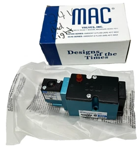MAC 82A-AC-000-TM-DAAP-1DA 4/2-Way Single Solenoid Piloted Valve with non-lock - Picture 1 of 8
