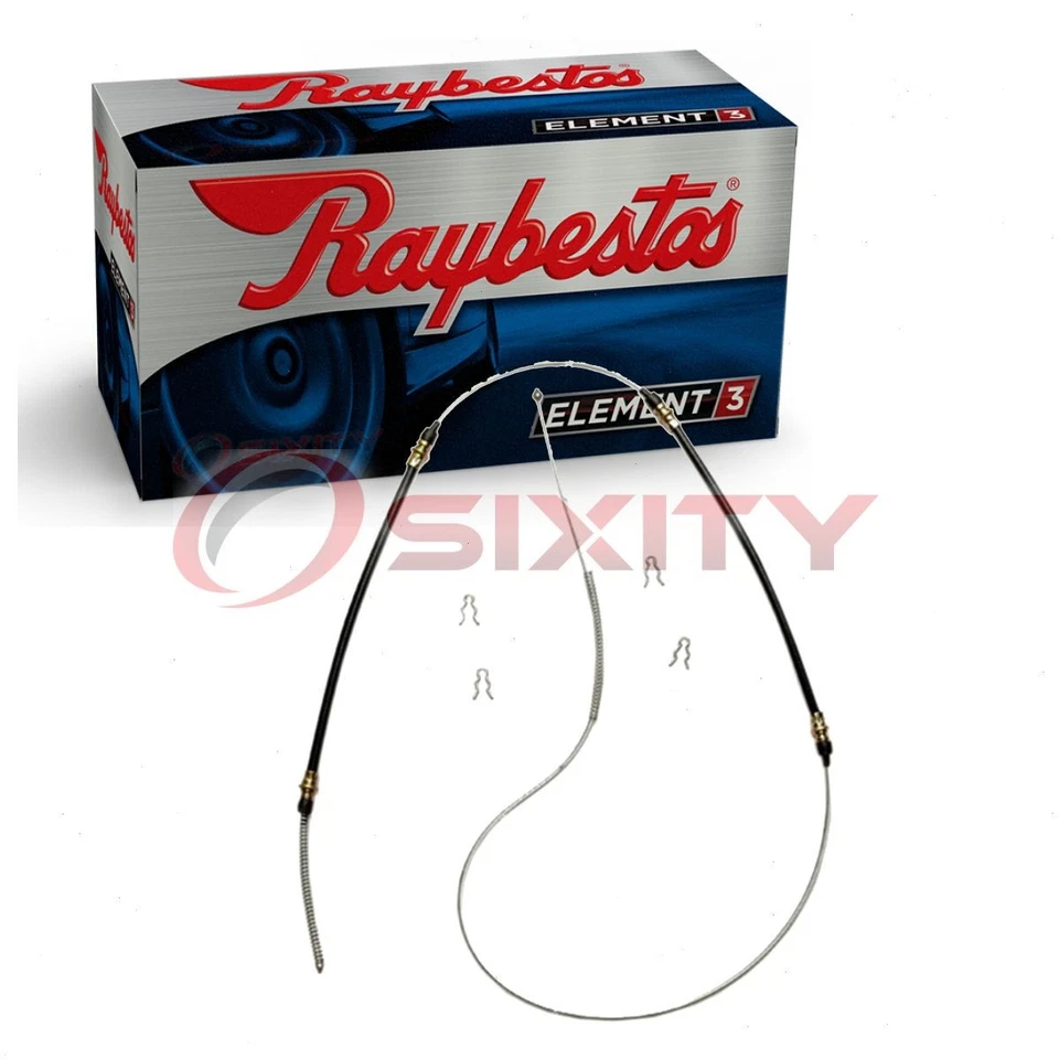 Cable de freno de estacionamiento trasero Raybestos Element3 para Chevrolet Corvette pw 1965-1982 Foto 1 de 4