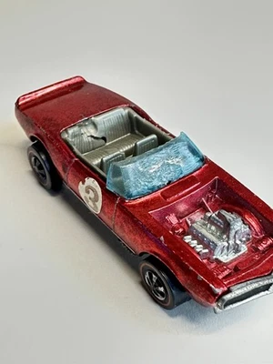 Винтажная Hot Wheels Redline 1970 Light My Firebird Гонконг Заводская Полоса Красная - Изображение 1 из 4