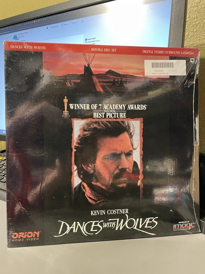 Dances With Wolves Laserdisc LD - 2 Disc - Kevin Costner - Image 1 of 2