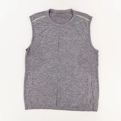 Camiseta sin mangas Lululemon Wicking High Stretch lisa gris para hombre XL Foto 1 de 4