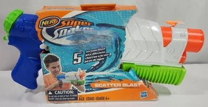 Nerf Super Soaker Scatter Blast 5 Stream Water Squirt Gun Blaster Hasbro 6+ - Picture 1 of 3