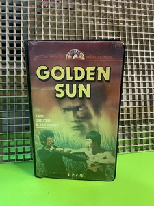 GOLDEN SUN-VHS Unicorn Video Clamshell Bruce Li 1981 Chen Wah Kung Fu Karate 123 - Picture 1 of 5