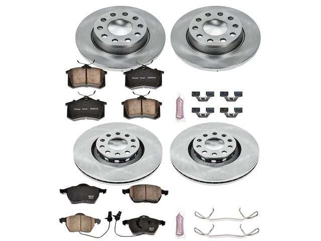 Front and Rear Brake Pad and Rotor Kit For 2002-2006 Audi A4 3.0L V6 VY298XS Foto 1 de 1