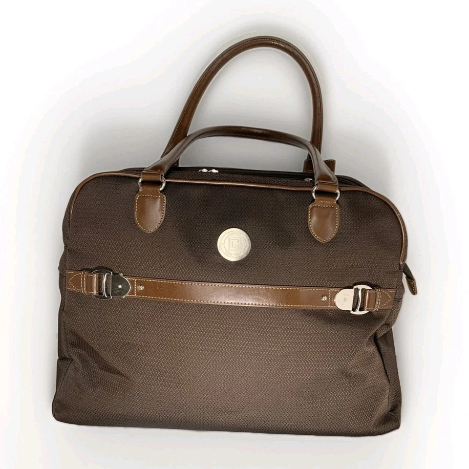 CHAPS винтажный стиль путешествий сумка с короткими ручками коричневый Weekender большая наплечная и ручная сумка - Изображение 1 из 4