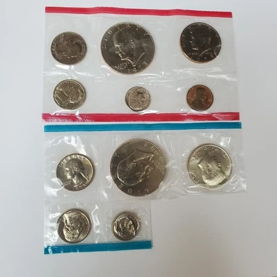 1973 P&D Partial Mint Set with 11 Brilliant Uncirculated Coins & NO Envelope BJ - Image 1 of 2