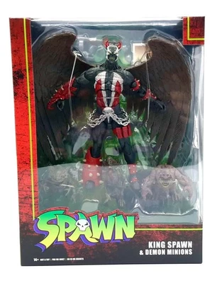 McFARLANE TOYS 1:12 KING SPAWN & DEMON MINIONS 8" ACTION FIGURE 4-PACK RETIRED!! - Image 1 of 4
