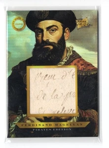 2025 Pieces of the Past Pirates Ferdinand Magellan HISTORIC HANDWRITING RELIC c - Picture 1 of 1