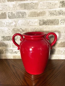 SONOMA Glasur Keramik 9" Vase Crimson - Bild 1 von 7