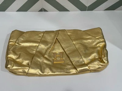 Bolso de mano Halston Heritage dorado metálico  Foto 1 de 4