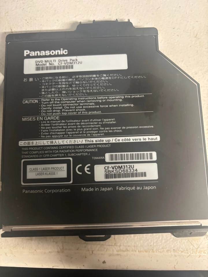 Panasonic DVD Super MULTI Drive CF-VDM312U  DVD±RW/DVD-RAM for CF-31 MK3/MK4/MK5 - Image 1 of 1